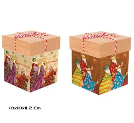 CAJA REGALO CUBO 3 STD. 10X10X11,2CM MAGIX