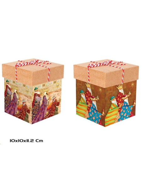 CAJA REGALO CUBO 3 STD. 10X10X11,2CM MAGIX