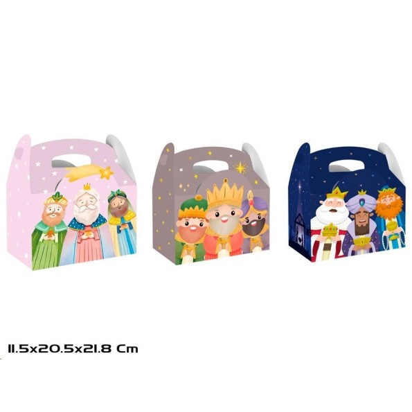 CAJA REGALO 3 STD. 20,5X11,5X21,8CM VELTIX