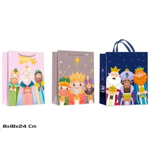 BOLSA REGALO 3 STD. 24X18X8CM VELTIX