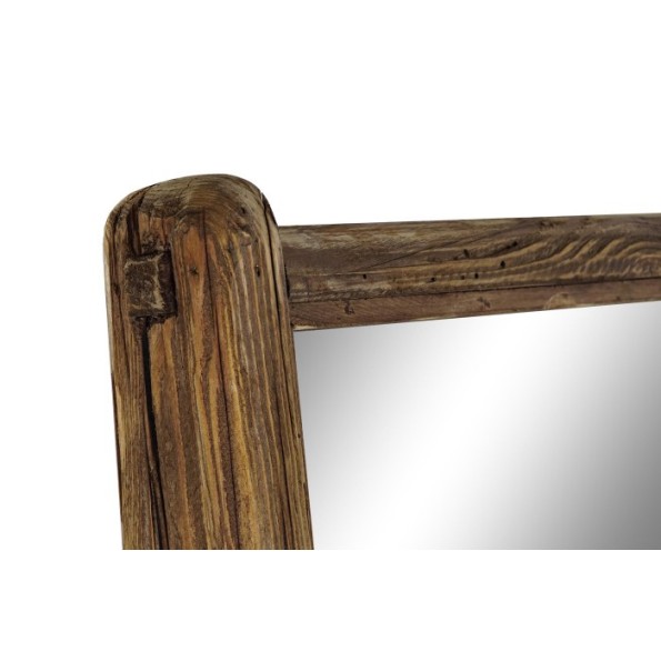 ESPEJO VESTIDOR MADERA RECICLADA 62X40X165 NATURAL