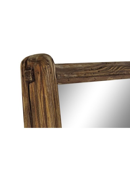 ESPEJO VESTIDOR MADERA RECICLADA 62X40X165 NATURAL