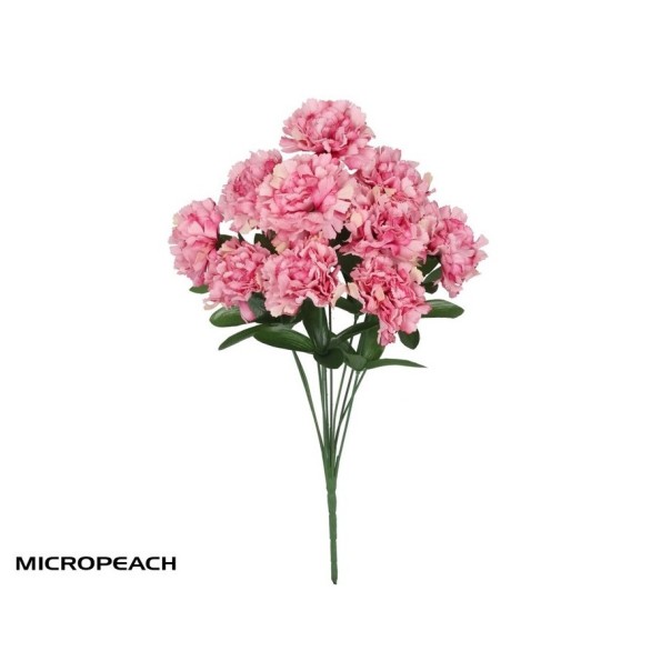 RAMO CLAVEL MICROPEACH X 10 - 44 CM (FU)