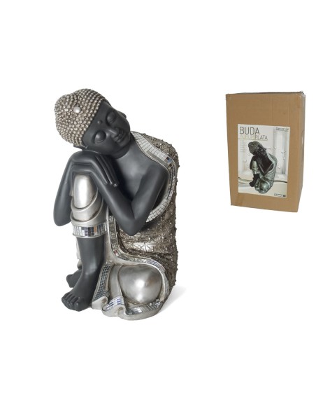BUDA AURUM PLATA RESINA 39X37X62CM