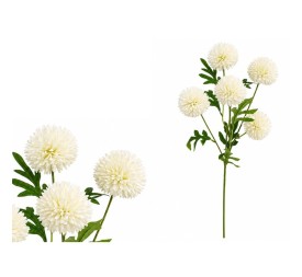 VARA CRISANTEMO X 5 - 62 CM (BLANCO)
