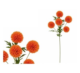 VARA CRISANTEMO X 5 - 62 CM (NARANJA)