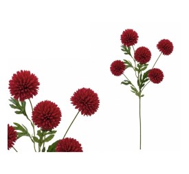 VARA CRISANTEMO X 5 - 62 CM (ROJO)