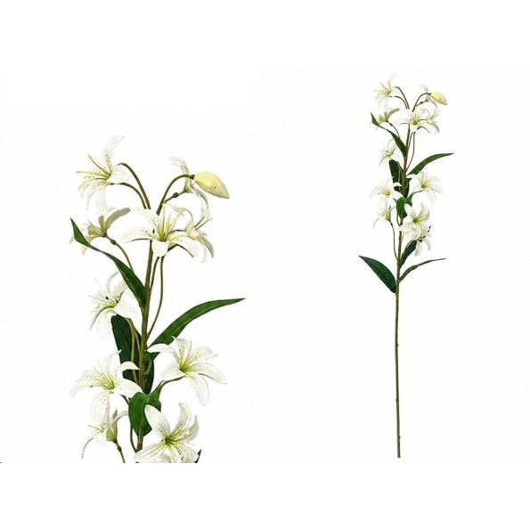 VARA LILIES R/T X 12-74 CM (BLANCO)