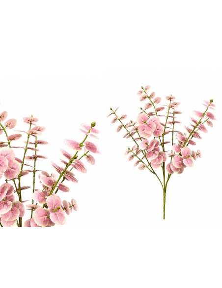 RAMO EUCALIPTO R/T X 7 - 47 CM (ROSA)