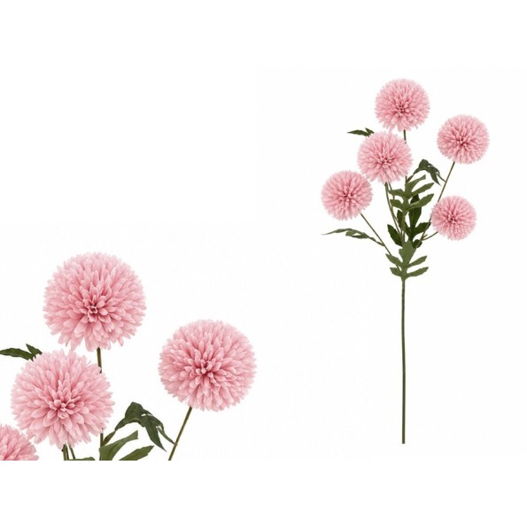 VARA CRISANTEMO X 5 - 62 CM (ROSA)