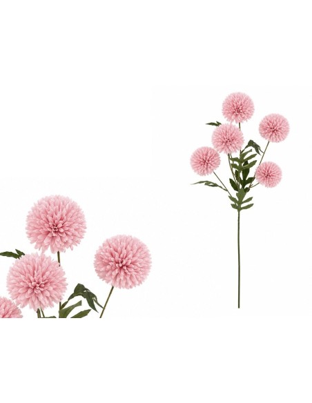 VARA CRISANTEMO X 5 - 62 CM (ROSA)