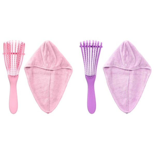 SET CEPILLO TOALLA SURT 2 COL