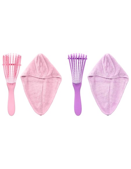 SET CEPILLO TOALLA SURT 2 COL