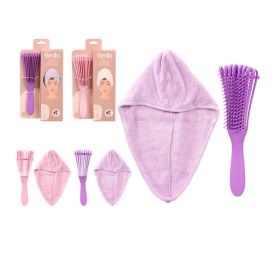 SET CEPILLO TOALLA SURT 2 COL