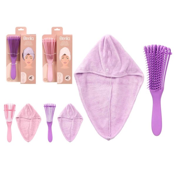 SET CEPILLO TOALLA SURT 2 COL