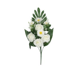 CONJUNTO ROSAS-DAISY X 8-53 CM (BLANCO)