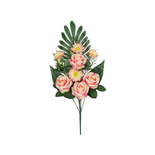 CONJUNTO ROSAS-DAISY X 8-53 CM (TE)