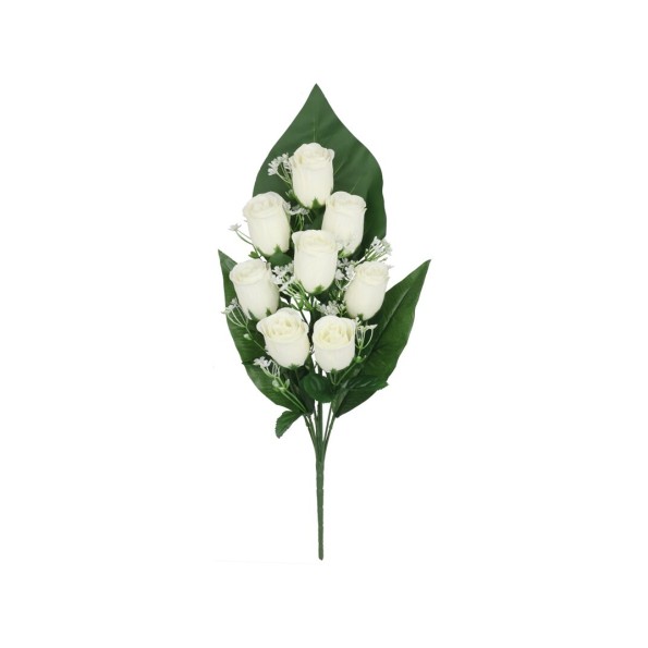 CONJUNTO CAPULLOS X 8 - 52 CM (BLANCO)