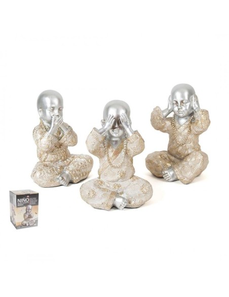 NIÑO BUDA SUERTE NIMAY 16X11X22CM 3STD