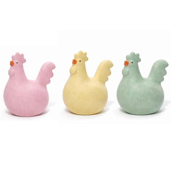 FIGURA CERAMICA 15X10X15 GALLO 3 SURT.