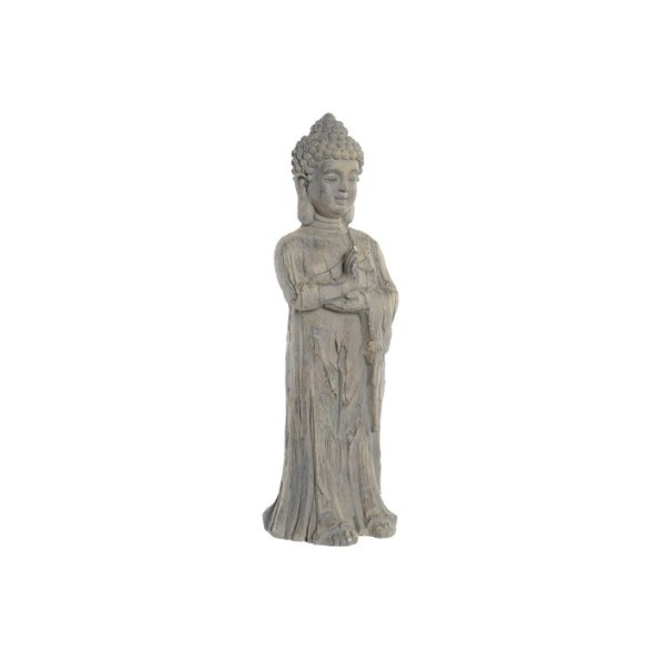 FIGURA FIBRA VIDRIO 17X16X52 BUDA GRIS