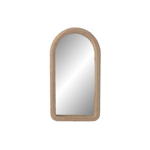 ESPEJO RATAN CRISTAL 47X4X86,5 NATURAL