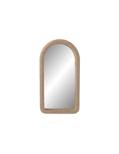 ESPEJO RATAN CRISTAL 47X4X86,5 NATURAL