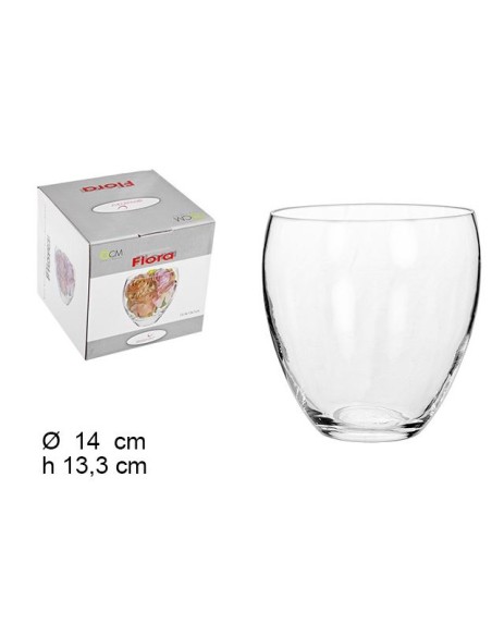 FLORERO CRISTAL 14X13,3CM