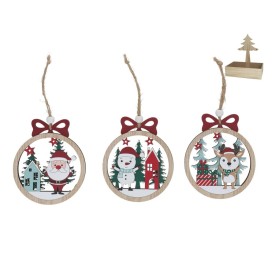 COLGANTE NAVIDAD 3 STD 8.7X10.5CM PRISMAHS