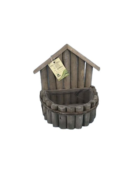 JARDINERA MADERA COLOR BLANCO (6854)