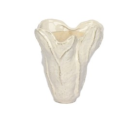 JARRON GRES 24X20X26 ORGANICO VIDRIADO CRUDO