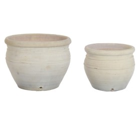 MACETA SET 2 TERRACOTA 25X25X25 NATURAL