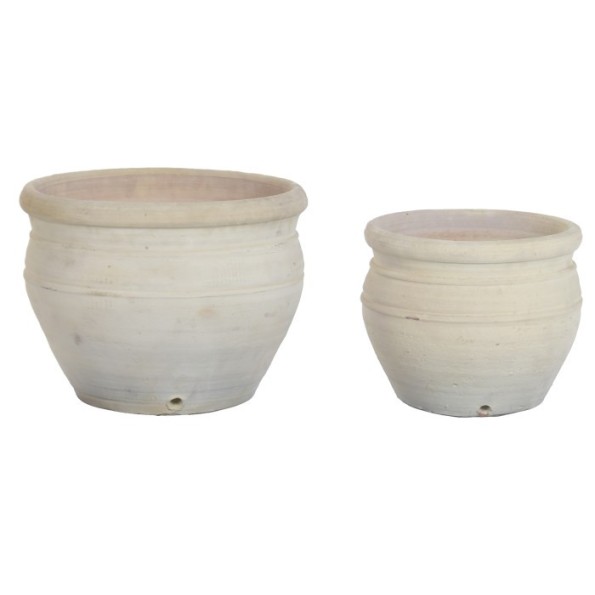 MACETA SET 2 TERRACOTA 25X25X25 NATURAL