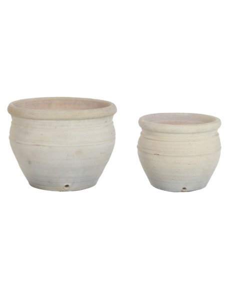 MACETA SET 2 TERRACOTA 25X25X25 NATURAL