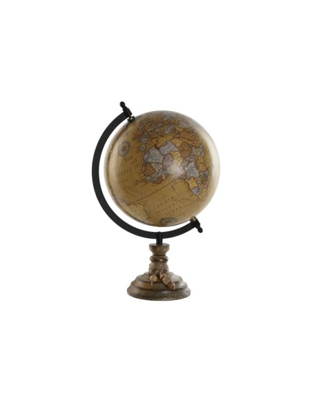 GLOBO TERRAQUEO PVC MANGO 23X22X33 FLECO BOLAS