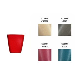 MACETA FIBRA DE BAMBU COLORES SURT. CUADRADO