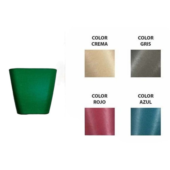 MACETA FIBRA DE BAMBU COLORES SURT. (7493)