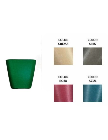 MACETA FIBRA DE BAMBU COLORES SURT. (7493)