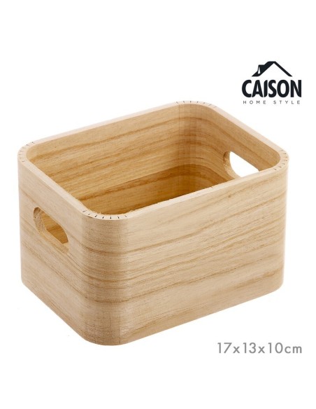 CAJA MADERA NATURAL 17 cm