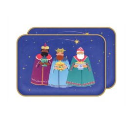 SET 2 BANDEJAS CARTON REYES MAGOS