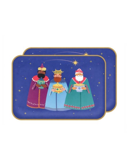 SET 2 BANDEJAS CARTON REYES MAGOS