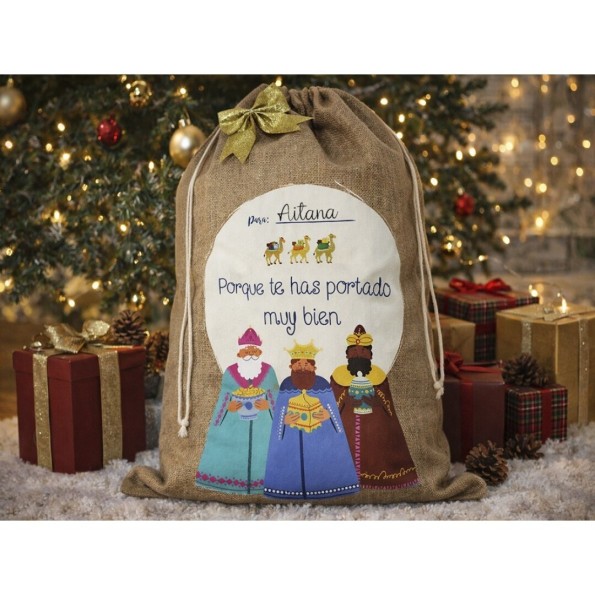 SACO REGALOS REYES MAGOS GRANDE (REF3970)