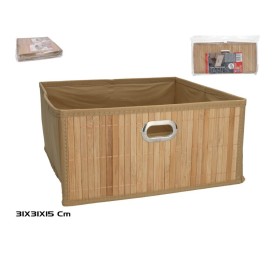 CESTO ORGANIZADOR DE BAMBU JAMES 31X31X15 CM