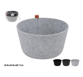 CESTA ORGANIZADORA FIELTRO 24X20X12CM 3 STD.