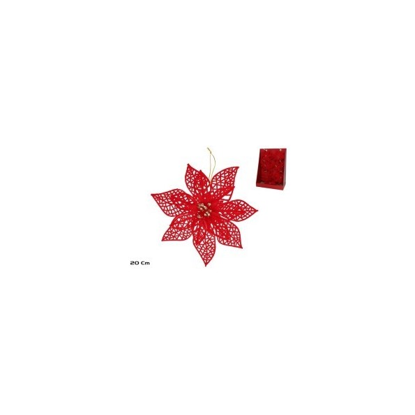 FLOR C/CLIP 20CM CRYSTHIN