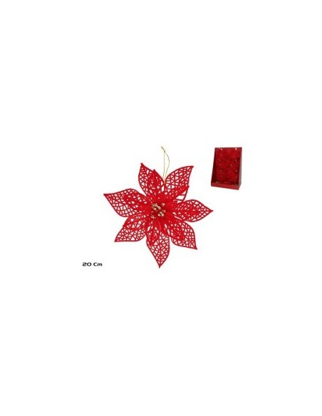 FLOR C/CLIP 20CM CRYSTHIN