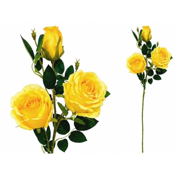 VARA ROSAS-CAPULLO X 3-81 CM (AMARILLO)