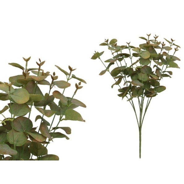 RAMO EUCALIPTO X 12 - 50 CM (VERDE/RJ)