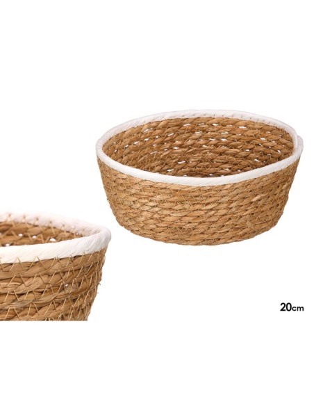 CESTO REDONDO 20CM BLANCO