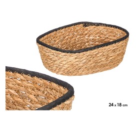 CESTO RECTANGULAR 24X18CM NEGRO